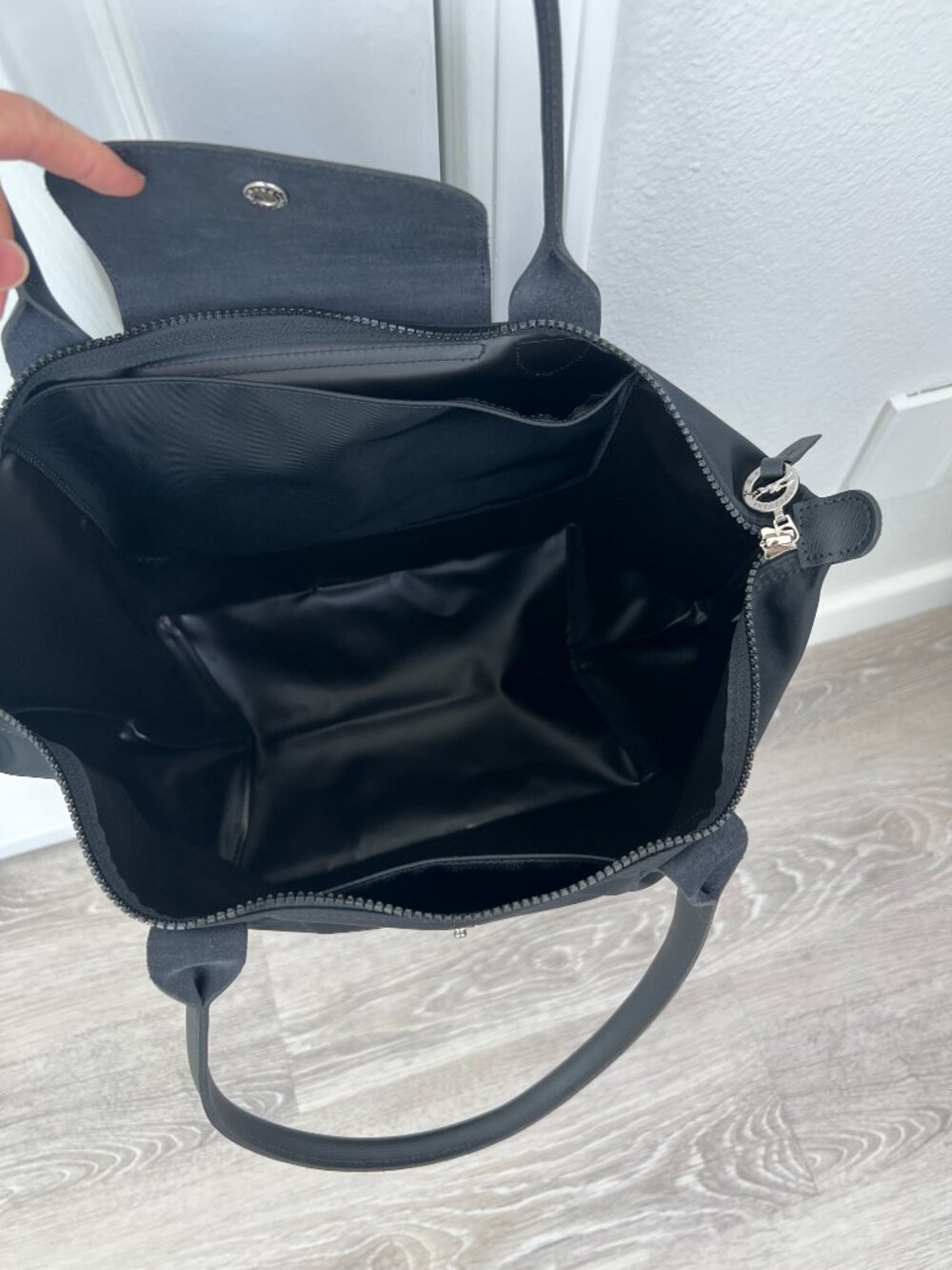 Longchamp le pliage large black neo tote - Picture 4 of 6